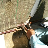給水管水漏れ修理